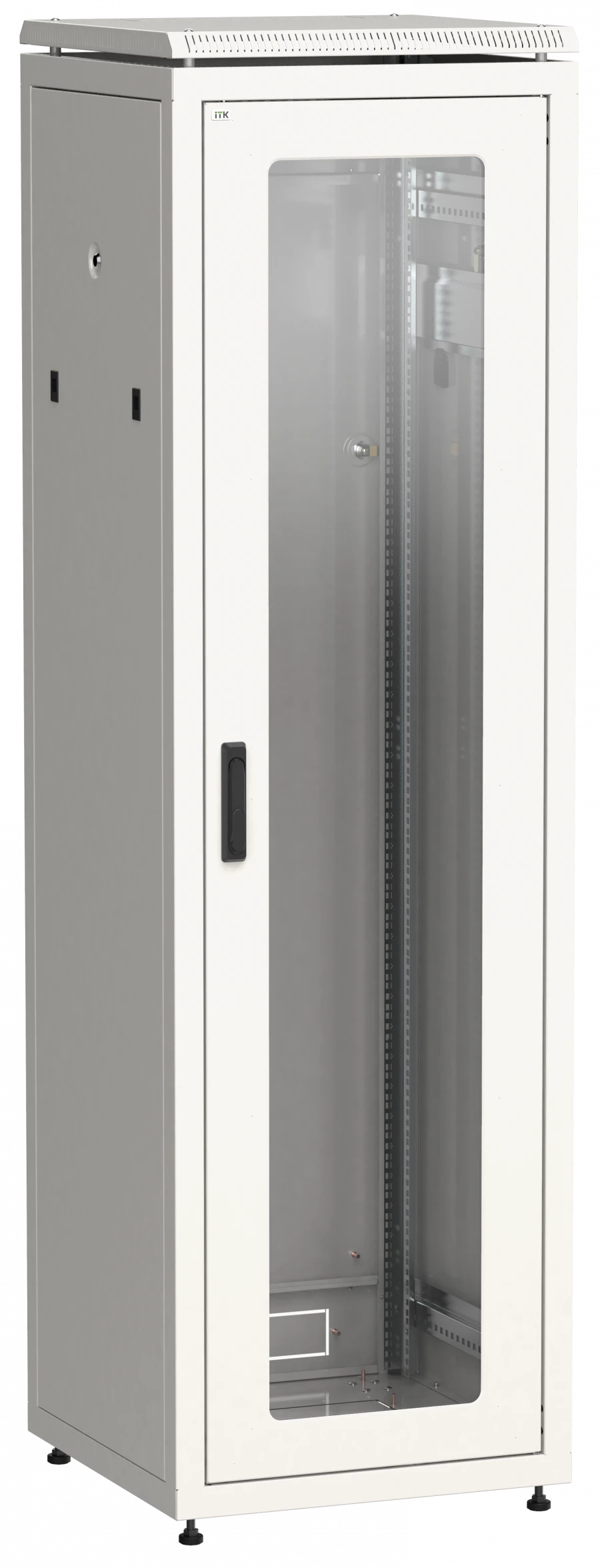 19" Network Cabinet LINEA N 47U with Glass Door, Model LN35-47U66-GM