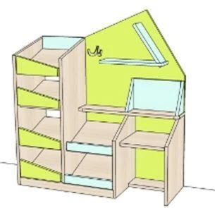مجموعة أثاث الألعاب "اليدين الماهرات". النموذج إيغار