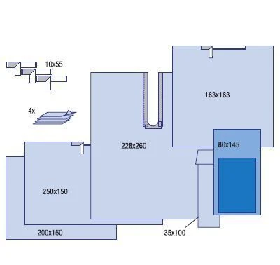 Surgical Kit for Hip Joint Prosthesis, Disposable Sterile