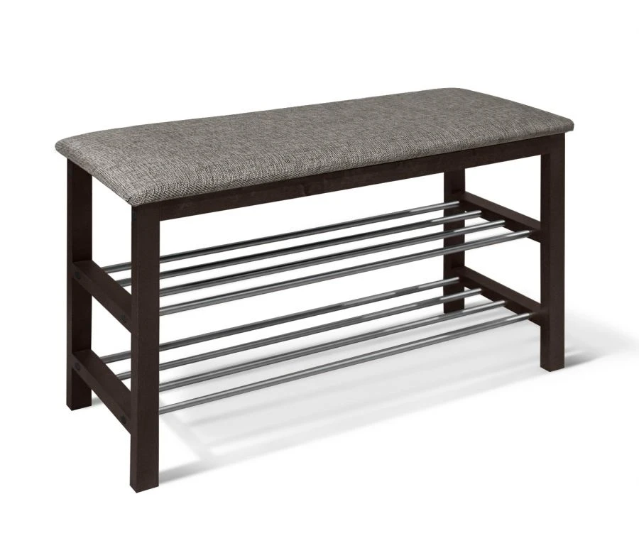 Sheffilton SR-0628-TP Wooden and Fabric Bench