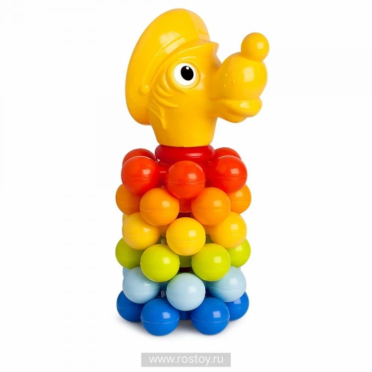 هرم صغير مع كرات - جرو الذئب