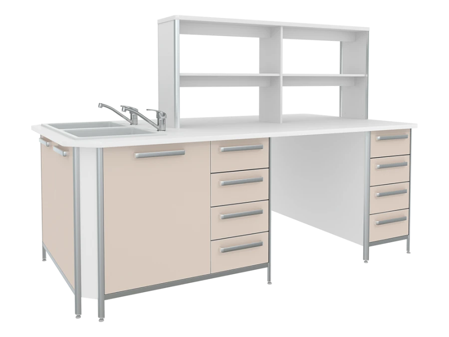 Island Table with Sink SKDL 4-1 for Clinical Diagnostic Laboratories