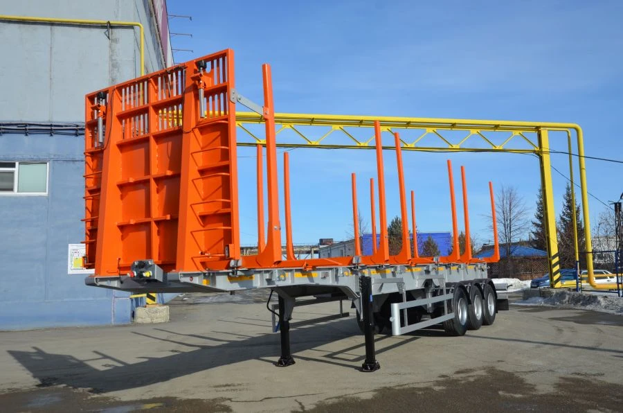 Platform Semi-Trailer Politrans 94171-034 with Spring Suspension