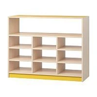 Shoe Shelf Rack - 9 Compartments with Large Shelf