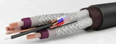 Flexible Power Cable with Copper Conductors, Rubber Insulation, Mine Application 3300/6300V