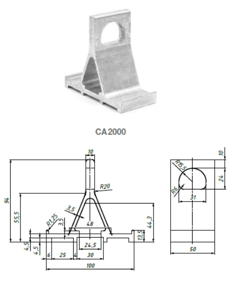 SA2000 Anchor Bracket for SIP Fastening