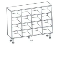 Children's Pot Storage Cabinet by Alliance-S