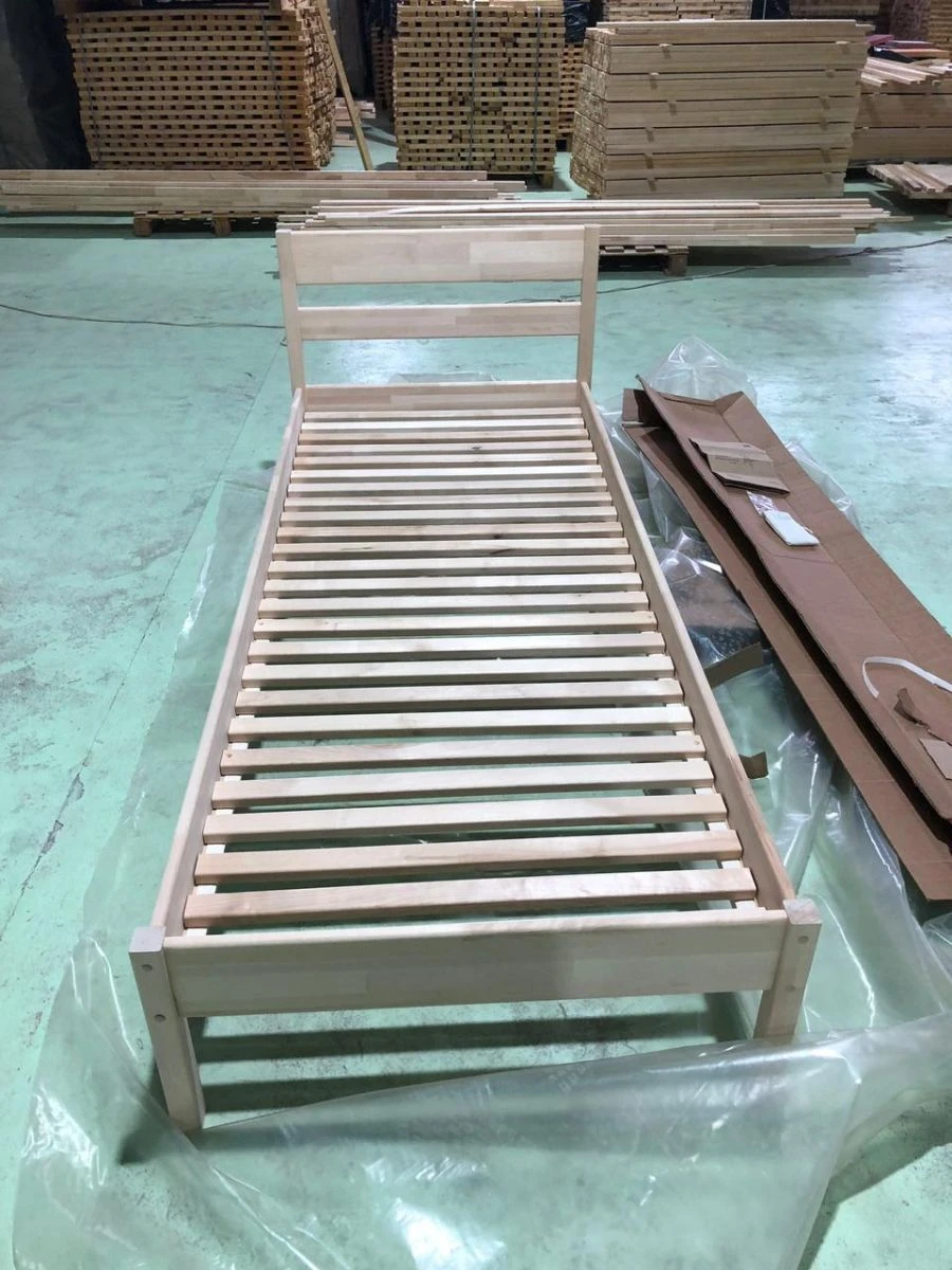 Birch Wood Bed - Durable and Stylish Design