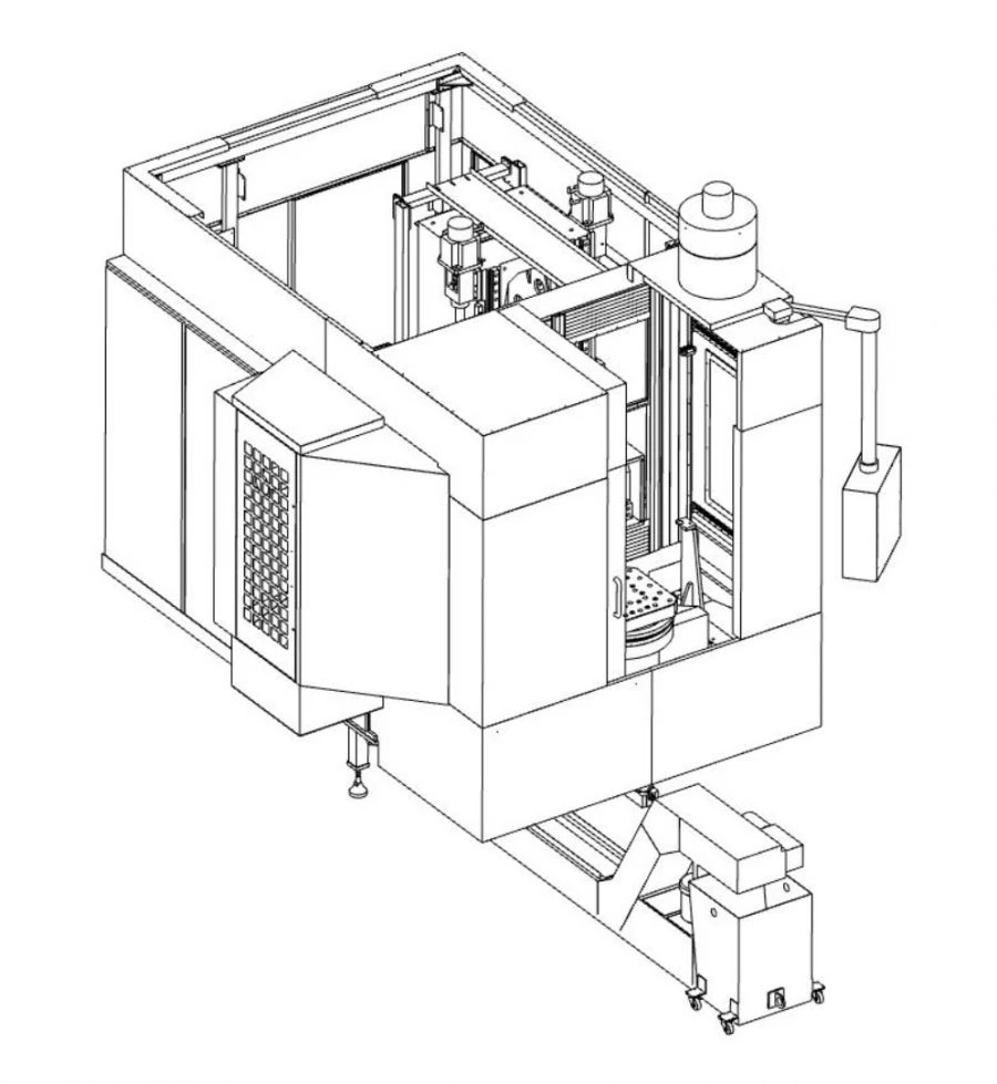 900H Machining Center for Comprehensive Milling and Turning