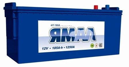 Lead Acid Starter Battery for Internal Combustion Engines 12V 185Ah Yamal