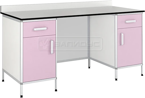 SMT1-1500K Work Table with Round Aluminum Frame