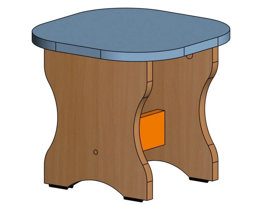 Vilena Set Stool for Preschool Play - Model M73