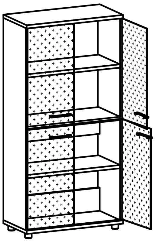 Filing cabinet 9205 "Brooklyn" series