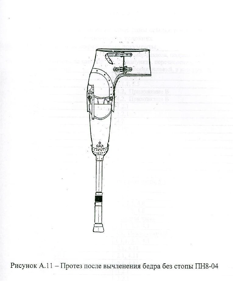 Prosthetic for Hip Disarticulation, PN8-04