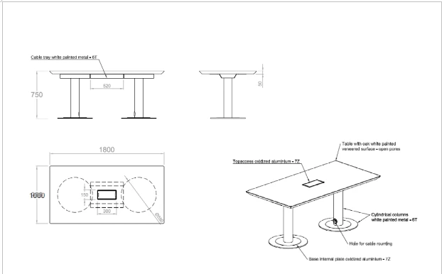 Conference Table 180-181 cm Long, MDF High-Density