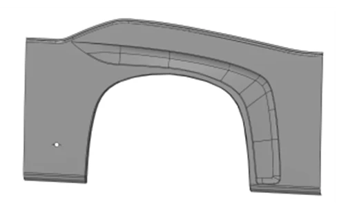 Right Rear Arc Panel for Vehicles 5299-401-5402505-02