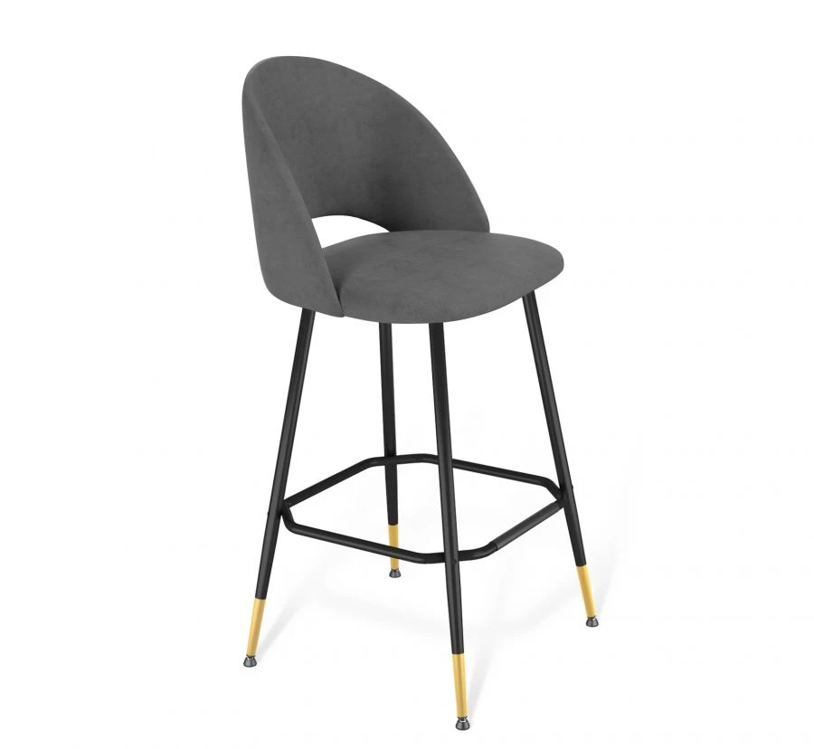 Adjustable Bar Stool with Height-Adjustable Footrests - Sheffilton SHT-ST34/S131