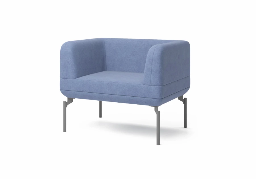 Armless Chair for Home and Public Spaces, L15-1S
