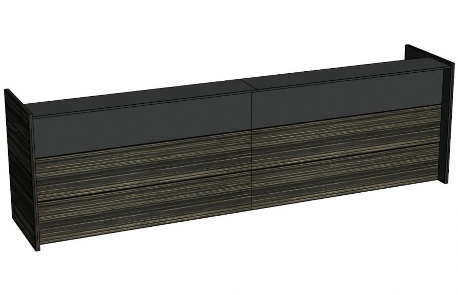 Reception Desk DALI - MDF Veneer and Particle Board