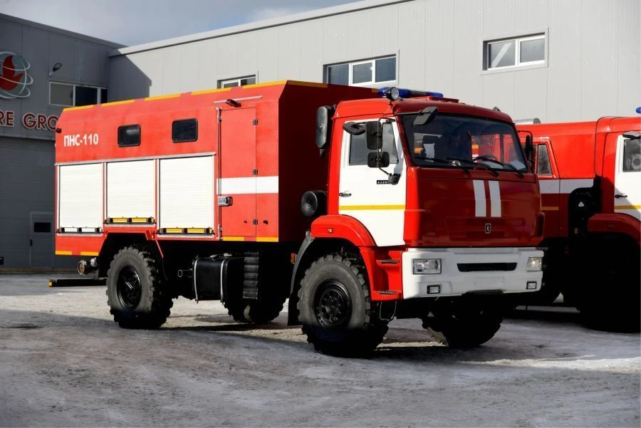 Fire Pump Station PNS-110 on KAMAZ-43265-D5 Chassis