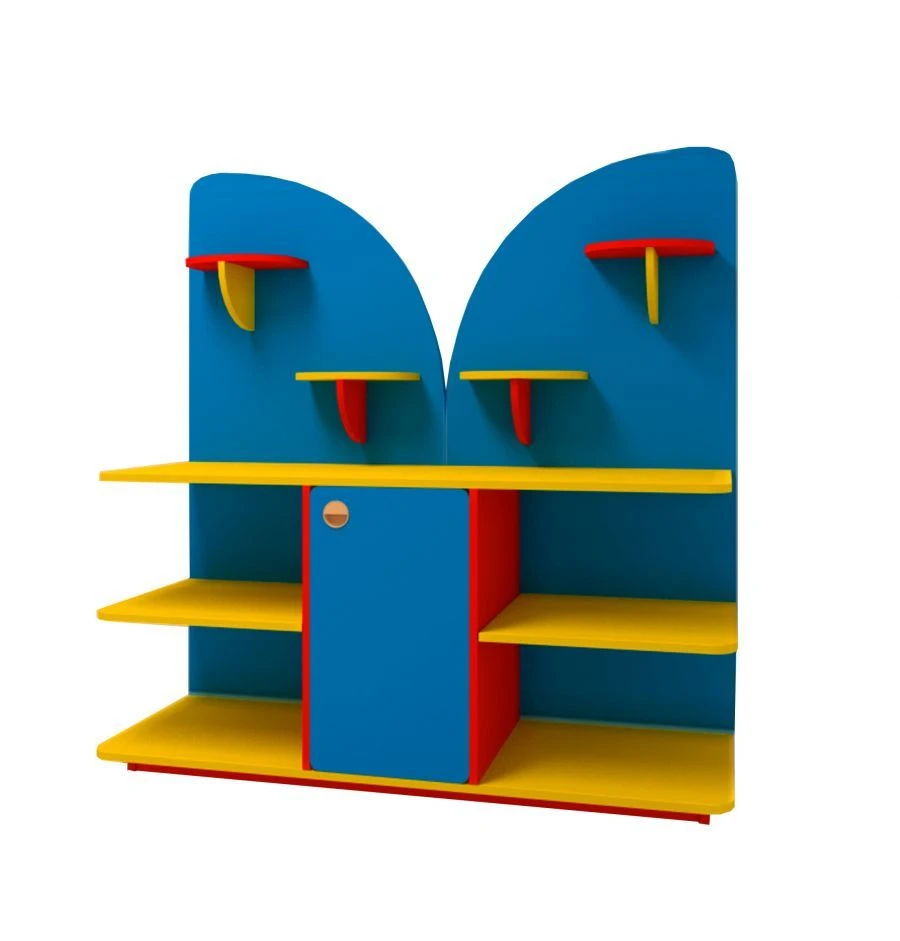 Compact Sunflower Corner Shelf for Kids