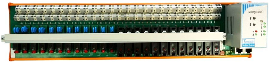 Discrete Input/Output Device with 12 Input Signals 220V AC/DC, Isolated Galvanic Connection