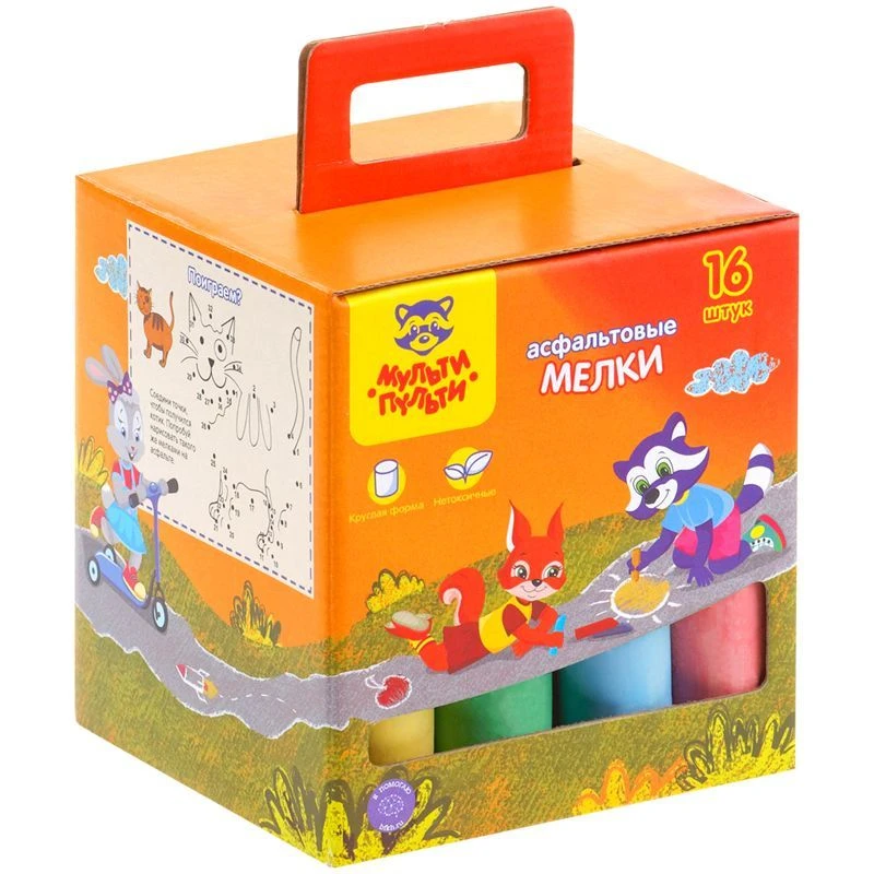 ملوّنات متعددة الاستخدامات للأسفلت "مالتي-بولتي"، 16 قطعة، 6 ألوان