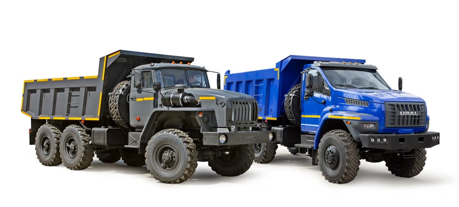 Ural 55571-70 Dump Truck for Bulk Cargo Transportation