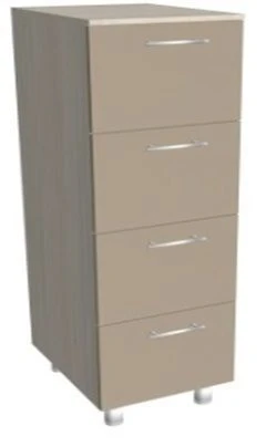 Drawer Cabinet KSSHm 1-13 with Adjustable Legs
