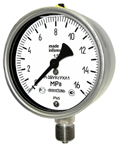 Vibrating Resistant Manometers for Aggressive Environments MV-3BUKS