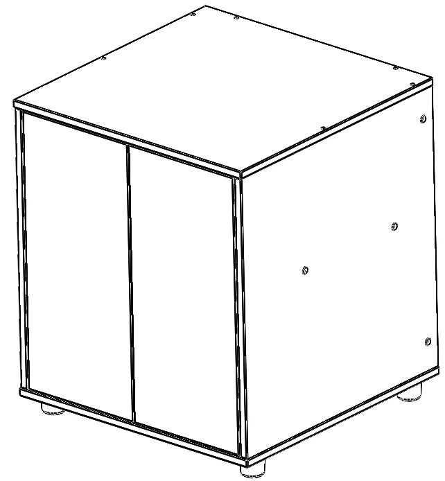 Modular Children's Wall Unit for School Supplies - SMD 16