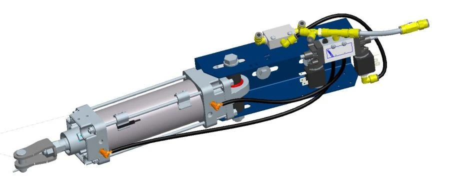 Pneumatic Door Actuator for Vehicles 40N1R63/116T1B095A