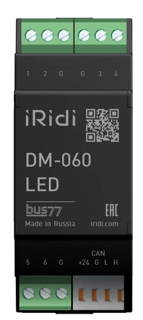 LED Strip Light Control Module with 6 Channels (DM-060LED/LDM-060LED)