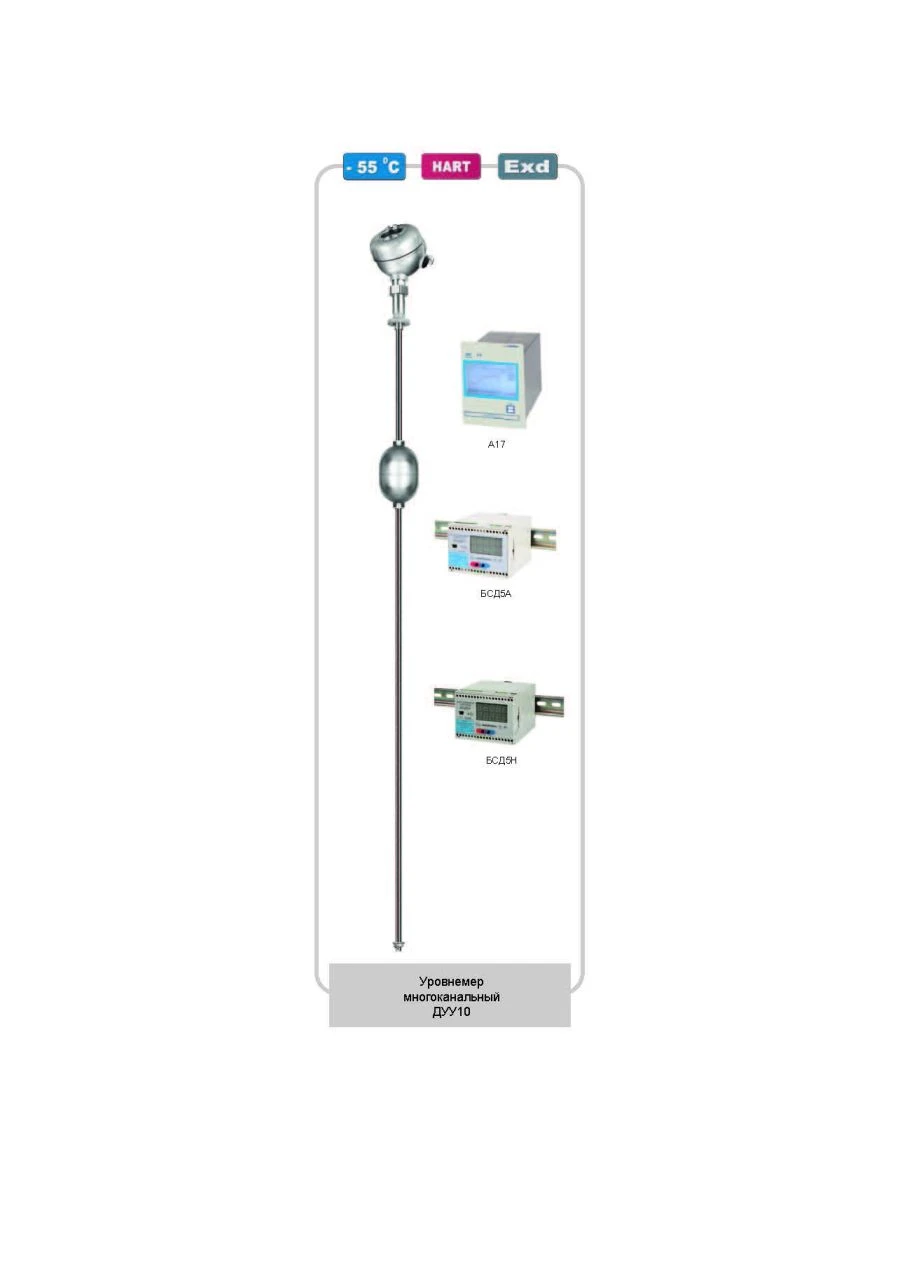 Continuous Level Measurement System DUU10 for Liquid Products