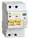Differential Circuit Breaker AD12M 2P V25 30mA IEK