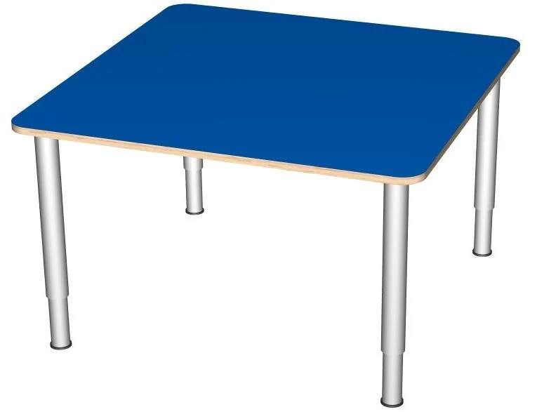 طاولة أطفال مربعة مع أرجل، موديل 1367