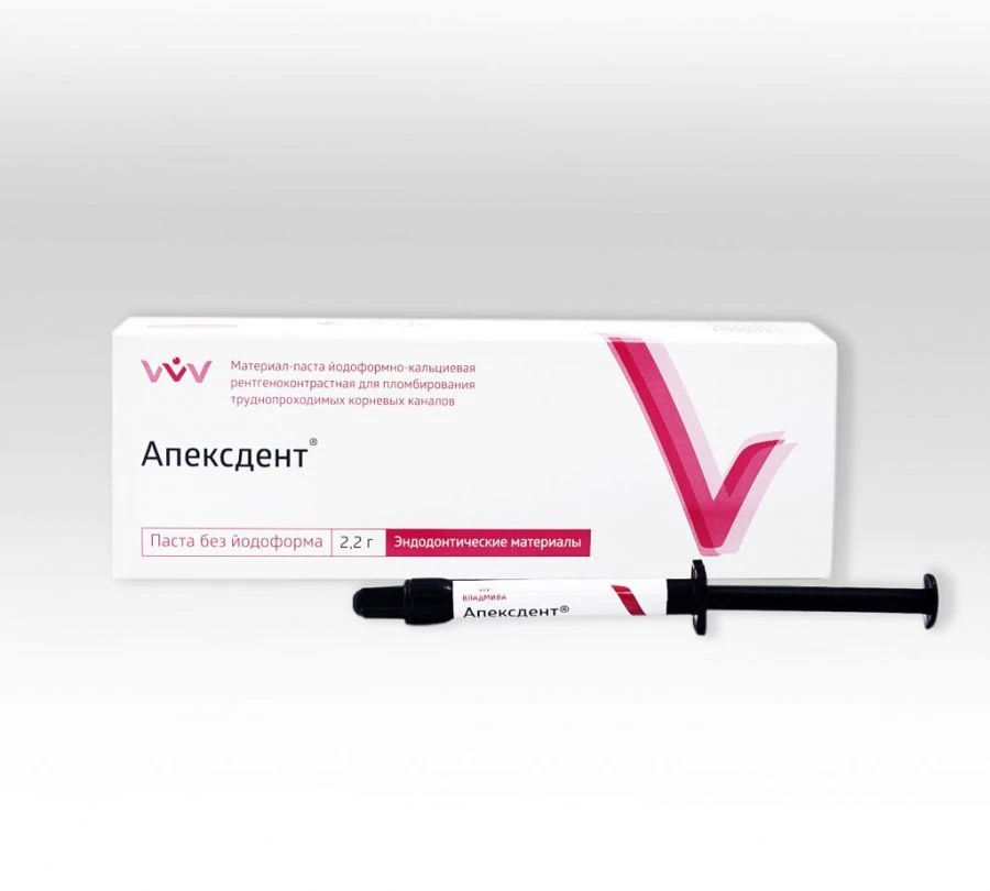 Apexdent Iodoform-Calcium Radiopaque Root Canal Sealing Paste