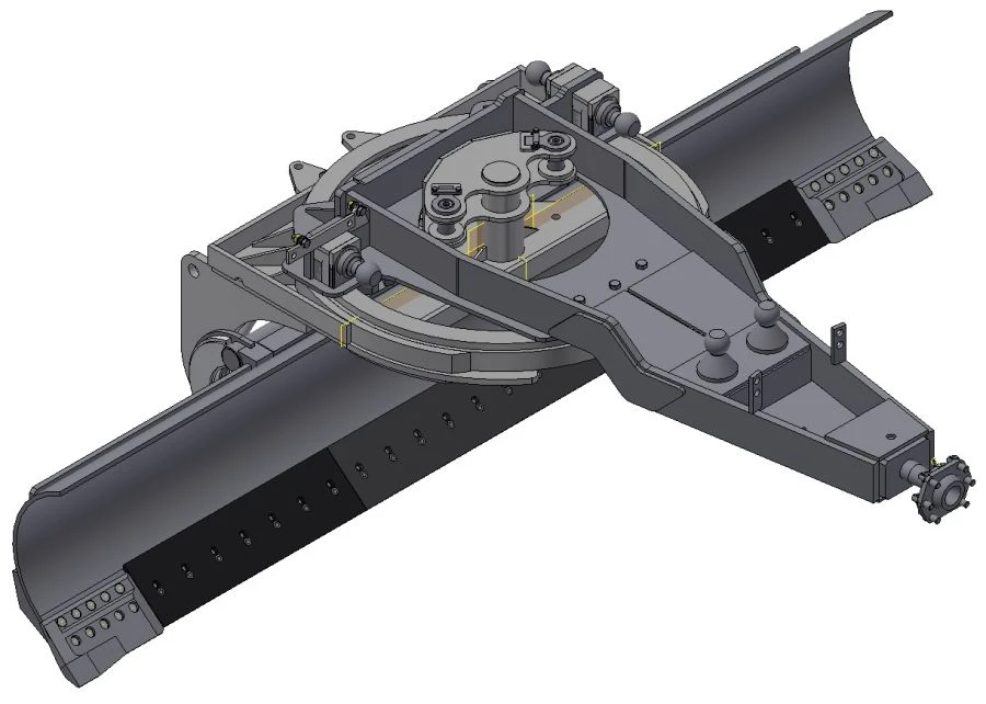 Drag Frame with Blade for Grader DЗ-98Д.34.00.000