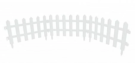 Decorative Garden Fence - White