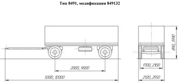مقطورة نقل المعدات الخاصة تعديل 849132
