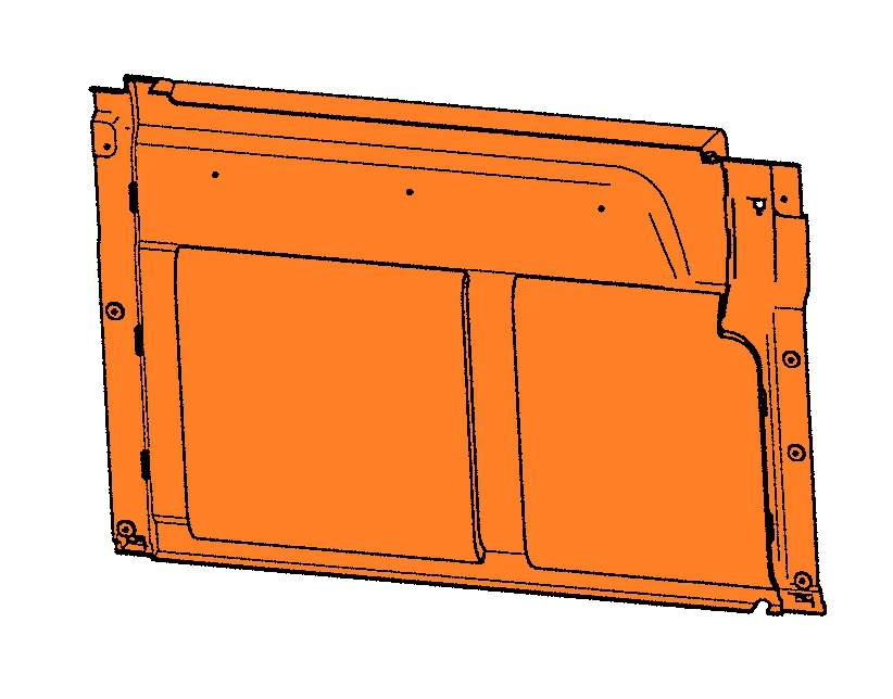 Rear Left Side Upholstery for A65R52 Model - 5402085