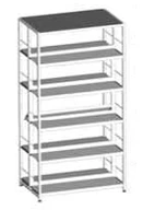 Double-Sided Metal Frame Shelf 900x570x1752 mm
