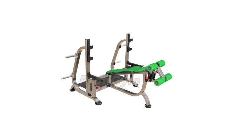 Inclined Bench Press with Safety Supports BP-007
