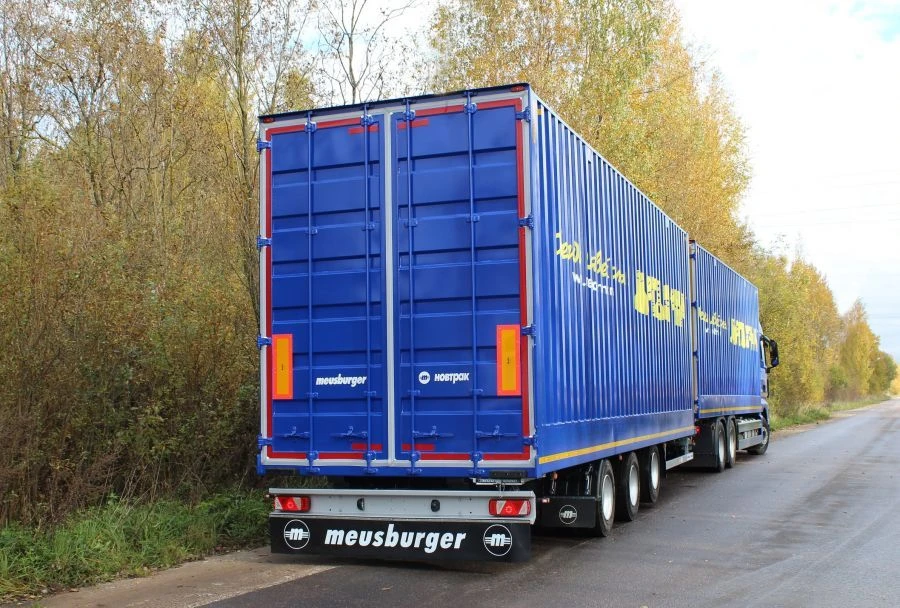 Three-Axle Cargo Trailer ZG-333ST for Secure Transport