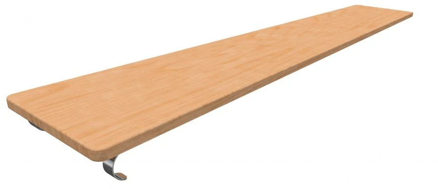 لوحة مائلة مثبتة على الحائط لتمارين الجمباز