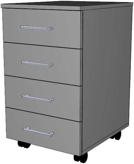 Gray Storage Cabinet TP-1