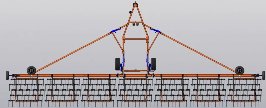محراث الأسنان الهيدروليكي BZ-21 لتحضير التربة