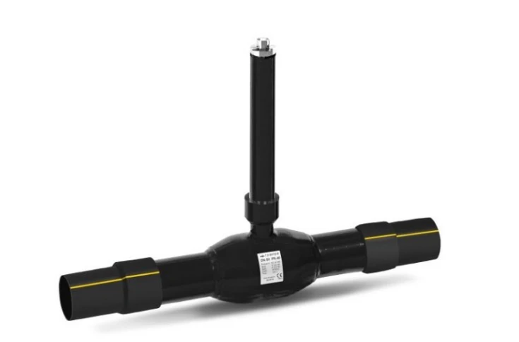 Full-Bore Ball Valve with Extended Stem for PE Pipe, Model 59220300