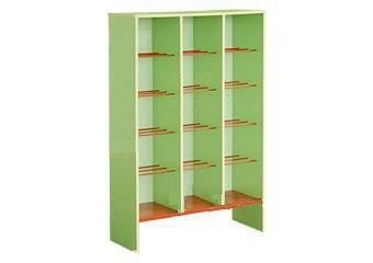 رف زراعة الأواني مع 15 قسم، لوح دقيق مغلف