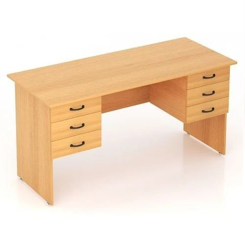 Educational Two-Drawer Desk for Classroom Use